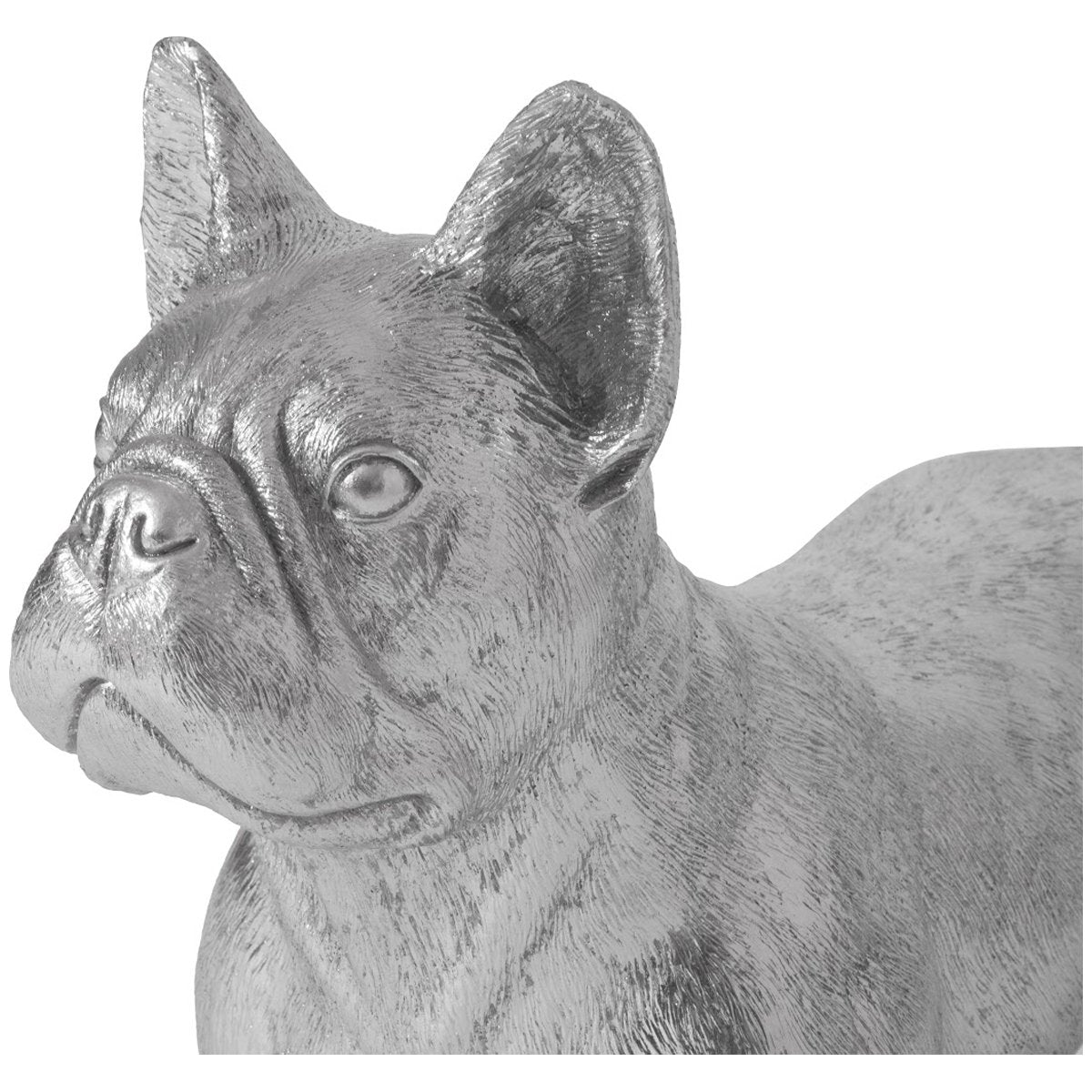 Phillips Collection French Bulldog Sculpture, Silver