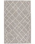 Jaipur Plateau Moab Geometric Trellis Gray Ivory PLT02 Rug