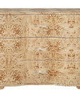 Worlds Away 3-Drawer Chest with Acrylic Hardware