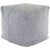 Jaipur Montauk Bridgehampton Solid Light Gray MOT02 Pouf