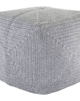 Jaipur Montauk Bridgehampton Solid Light Gray MOT02 Pouf