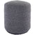 Jaipur Montauk Bridgehampton Solid Dark Gray MOT01 Pouf