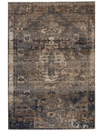 Jaipur Polaris Belfast Medallion Taupe Dark Blue POL25 Rug