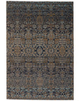 Jaipur Polaris Bodega Trellis Floral Dark Blue Gold POL31 Rug