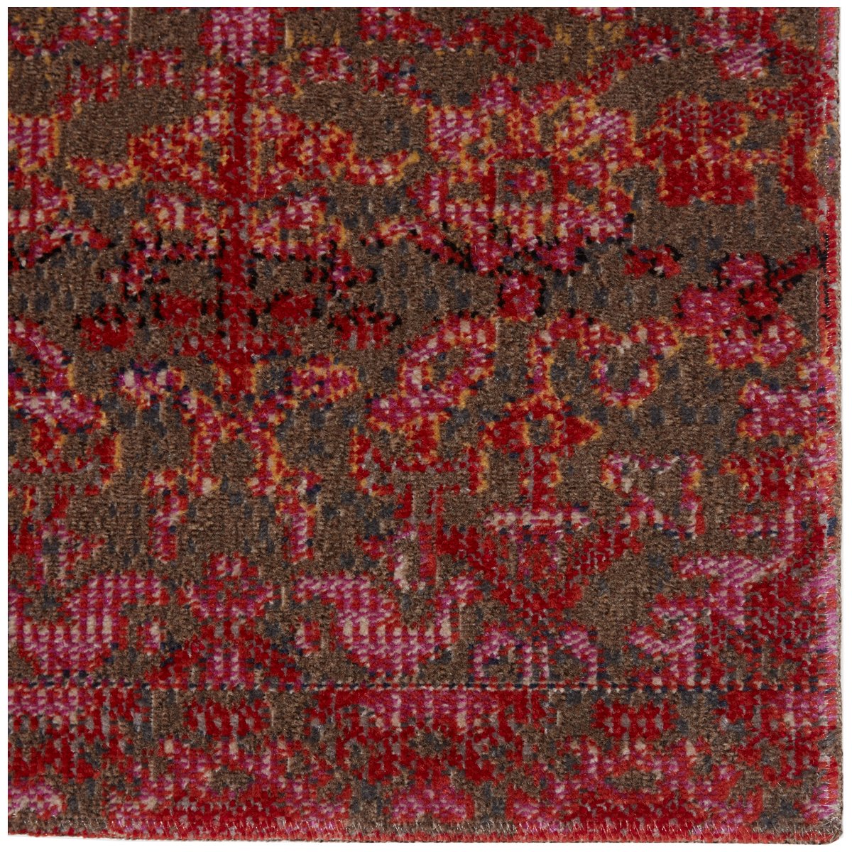 Jaipur Polaris Bodega Trellis Floral Red Taupe POL32 Rug