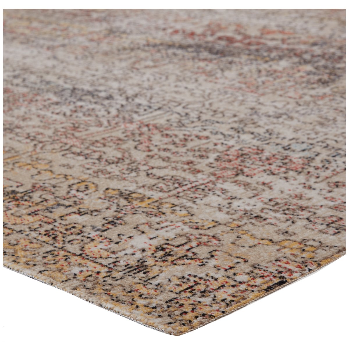 Jaipur Polaris Bodega Trellis Floral Multicolor Beige POL33 Rug