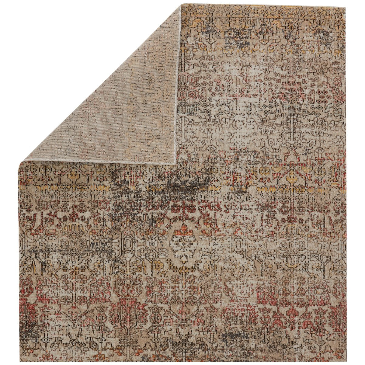 Jaipur Polaris Bodega Trellis Floral Multicolor Beige POL33 Rug