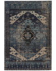 Jaipur Polaris Cicero Medallion Tribal Blue Gray POL39 Rug