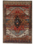 Jaipur Polaris Cicero Medallion Tribal Multicolor Orange POL40 Rug