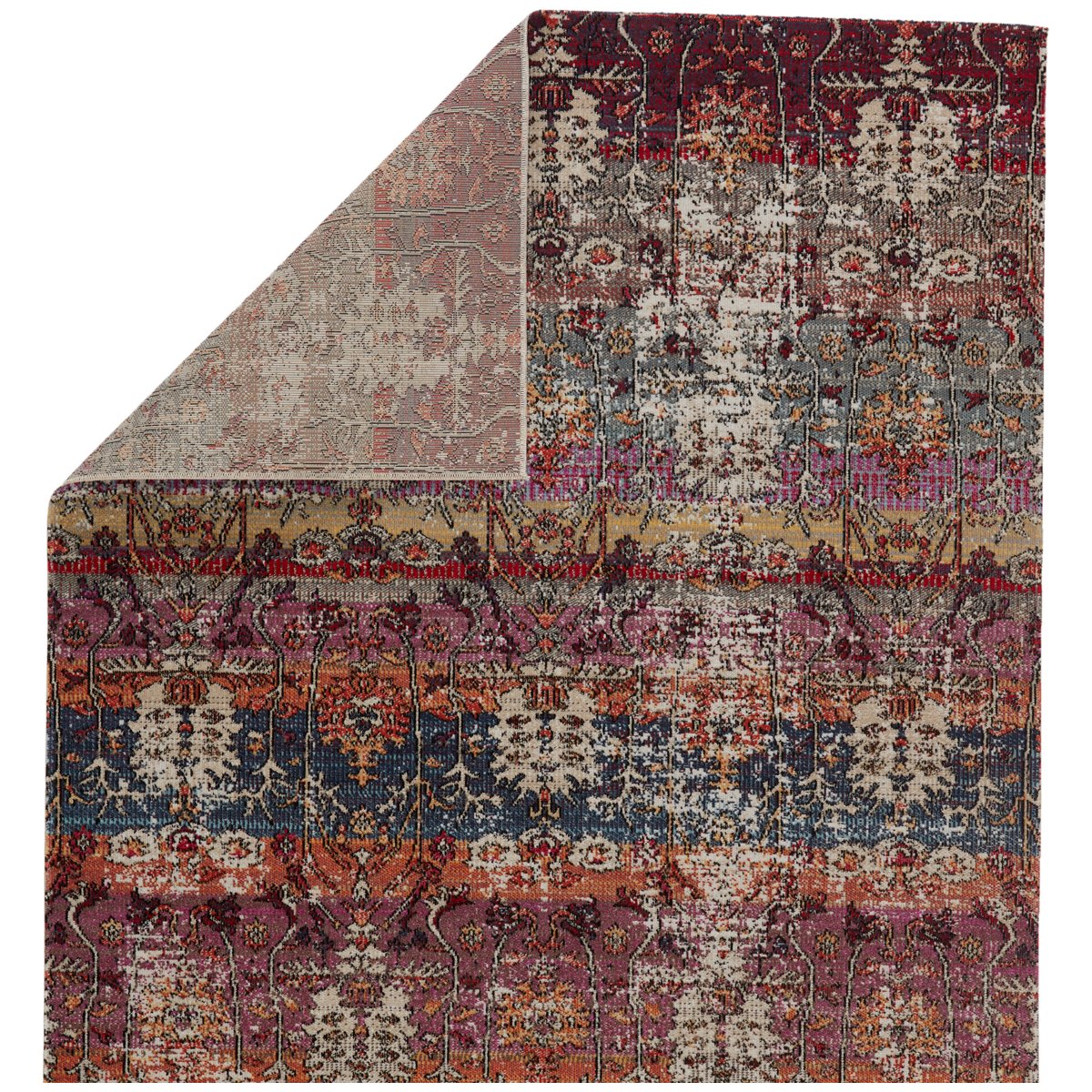 Jaipur Polaris Genesee Trellis Floral Multicolor Pink POL46 Rug