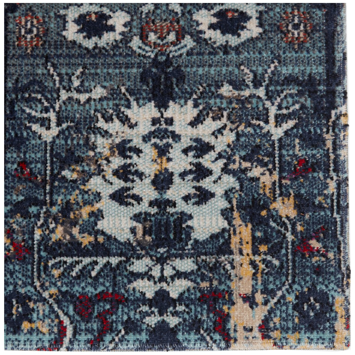 Jaipur Polaris Genesee Trellis Floral Blue Beige POL47 Rug