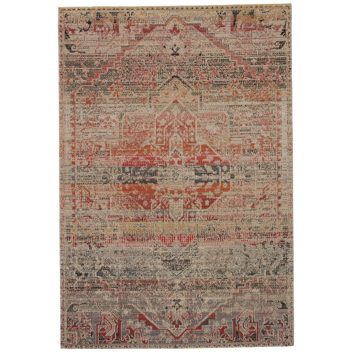 Jaipur Polaris Altona Medallion Multicolor Beige POL49 Rug