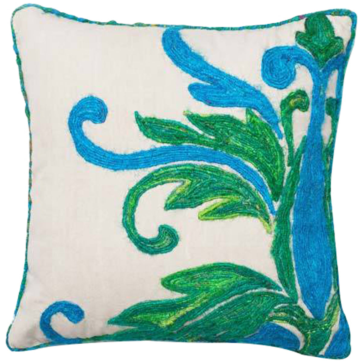 Loloi P0232 Green Blue Pillow, Set of 2