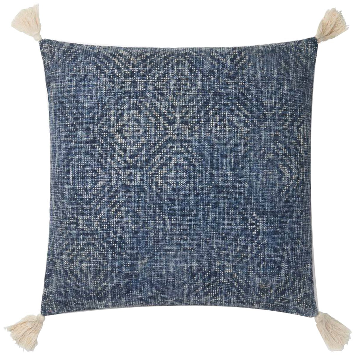 Loloi Justina Blakeney P0621 Blue 22&quot; x 22&quot; Pillow, Set of 2