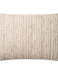 Loloi P0862 Natural 16" x 26" Pillow, Set of 2