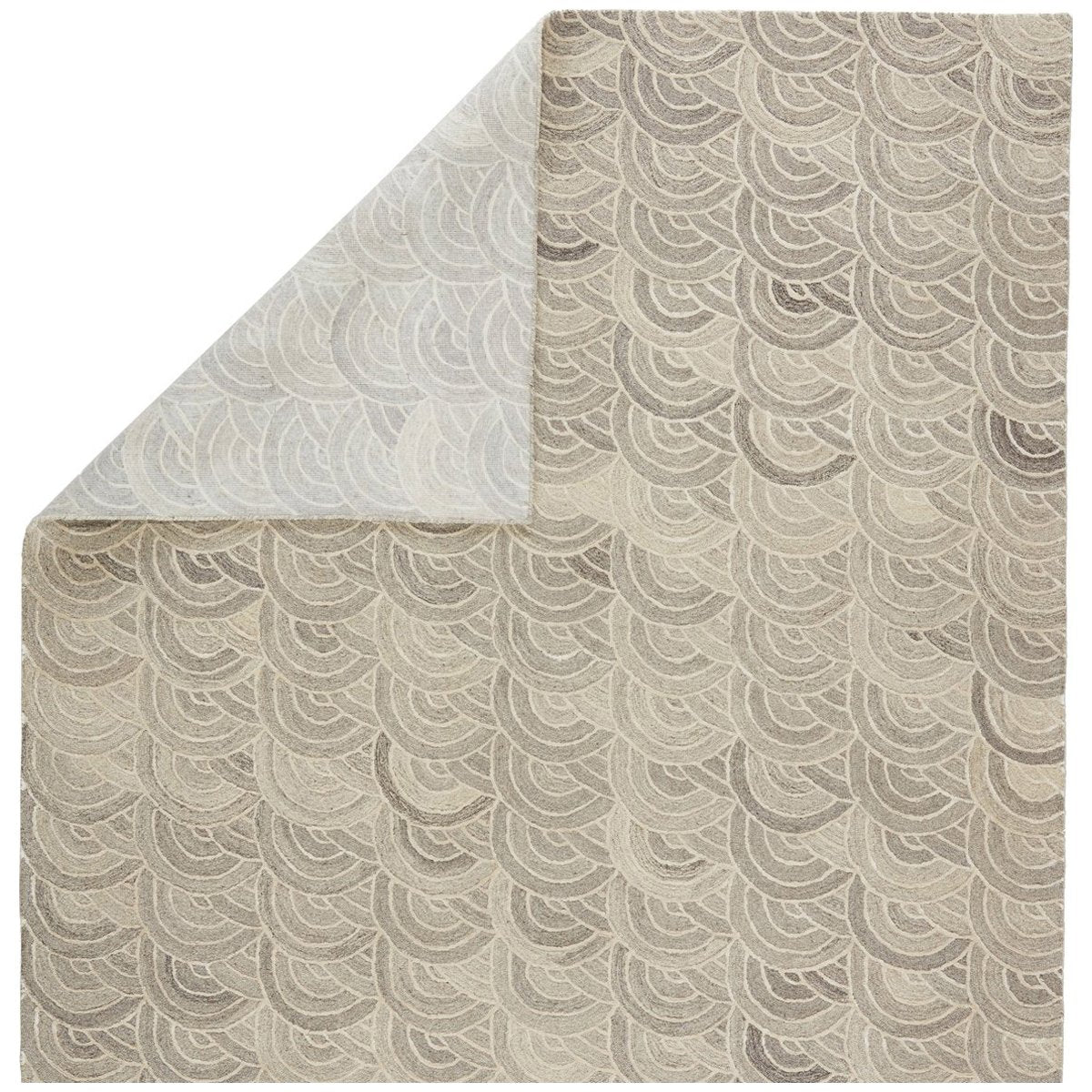 Jaipur Pathways by Verde Home Tokyo Geometric Trellis Gray PVH02 Rug