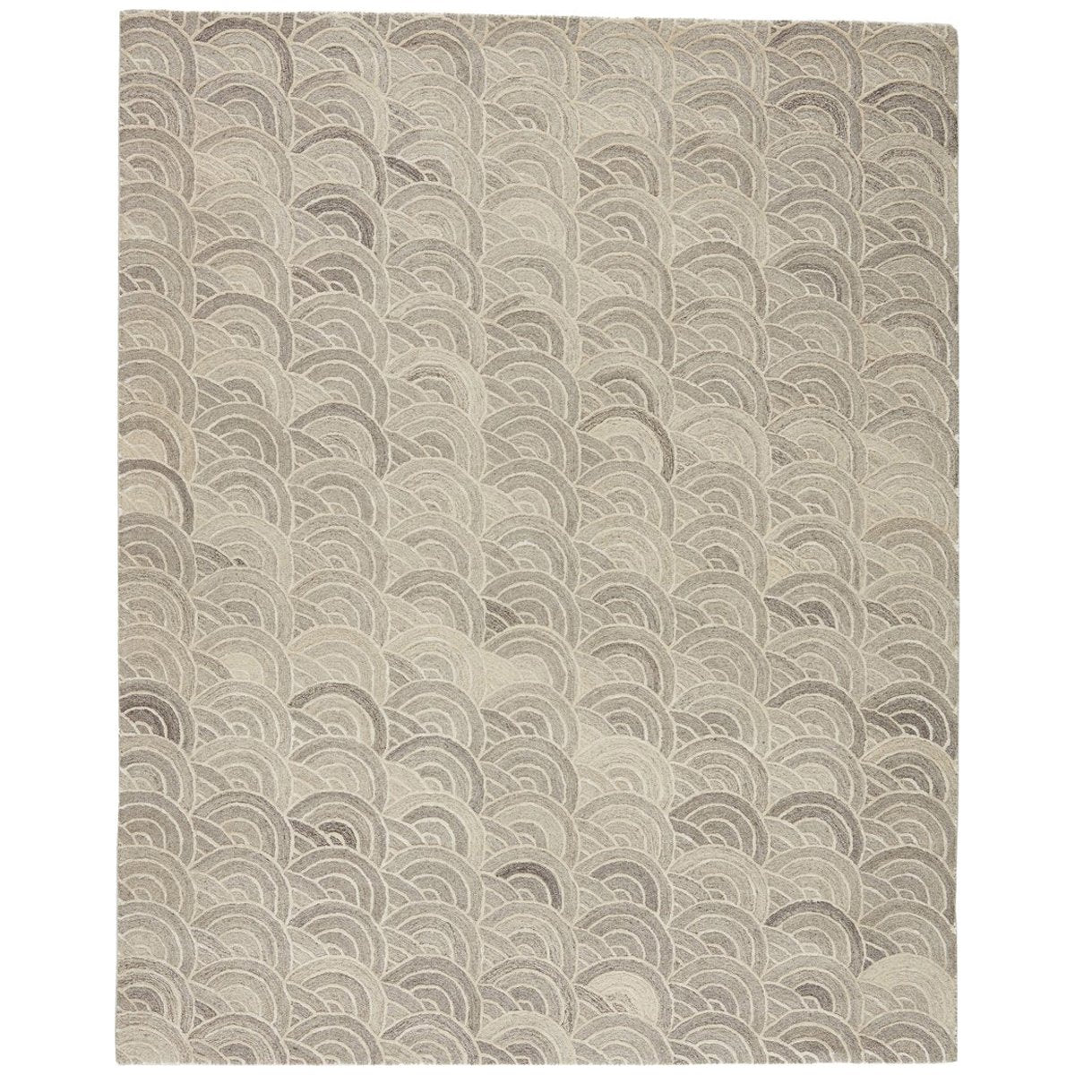 Jaipur Pathways by Verde Home Tokyo Geometric Trellis Gray PVH02 Rug