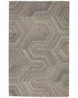 Jaipur Pathways by Verde Home Rome Geometric Gray PVH04 Rug