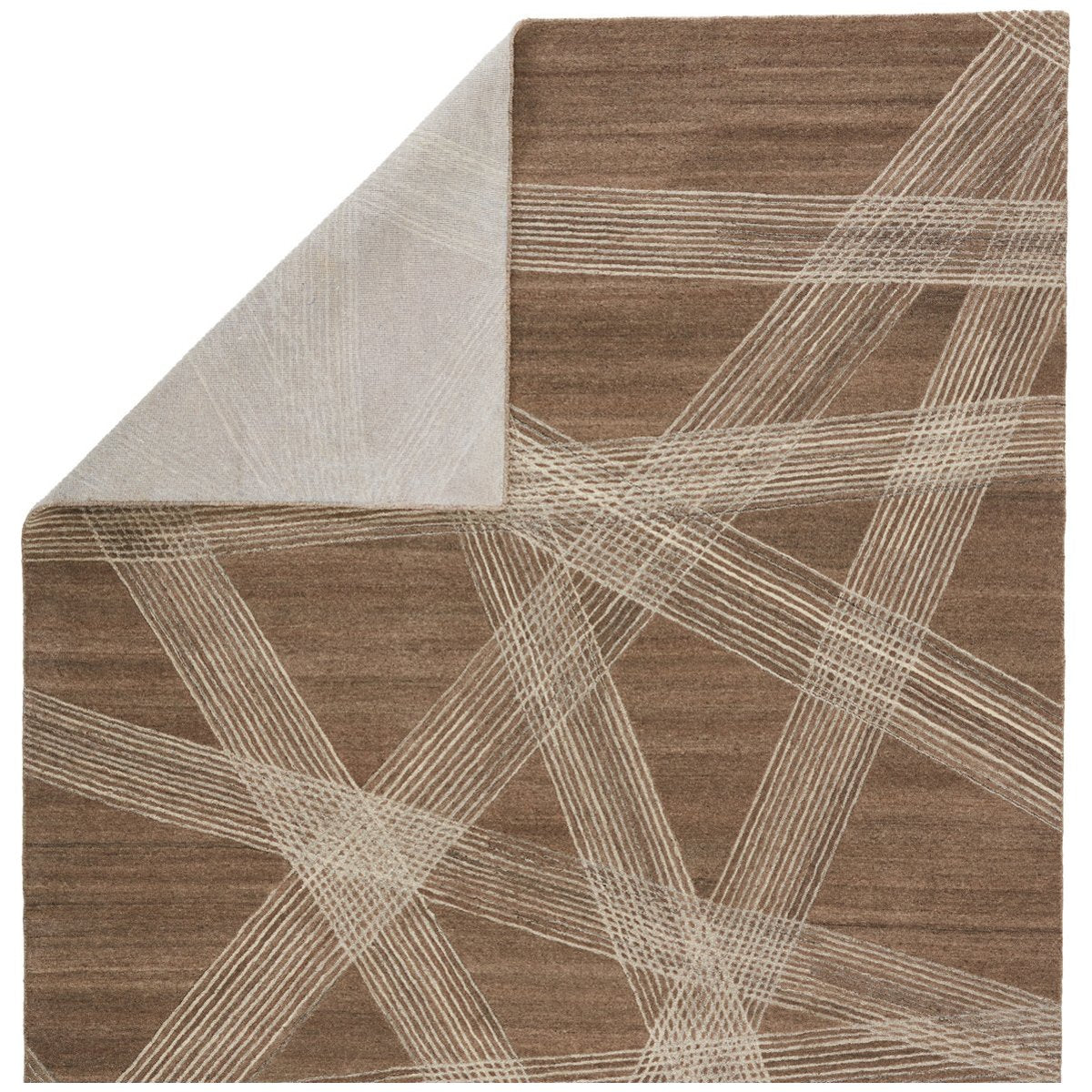 Jaipur Pathways by Verde Home Delhi Trellis Geometric Brown PVH06 Rug