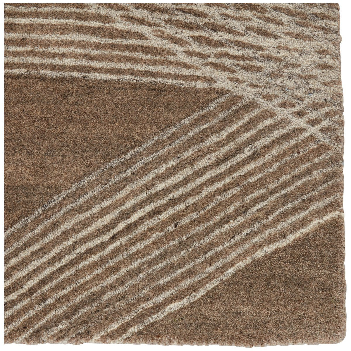 Jaipur Pathways by Verde Home Delhi Trellis Geometric Brown PVH06 Rug