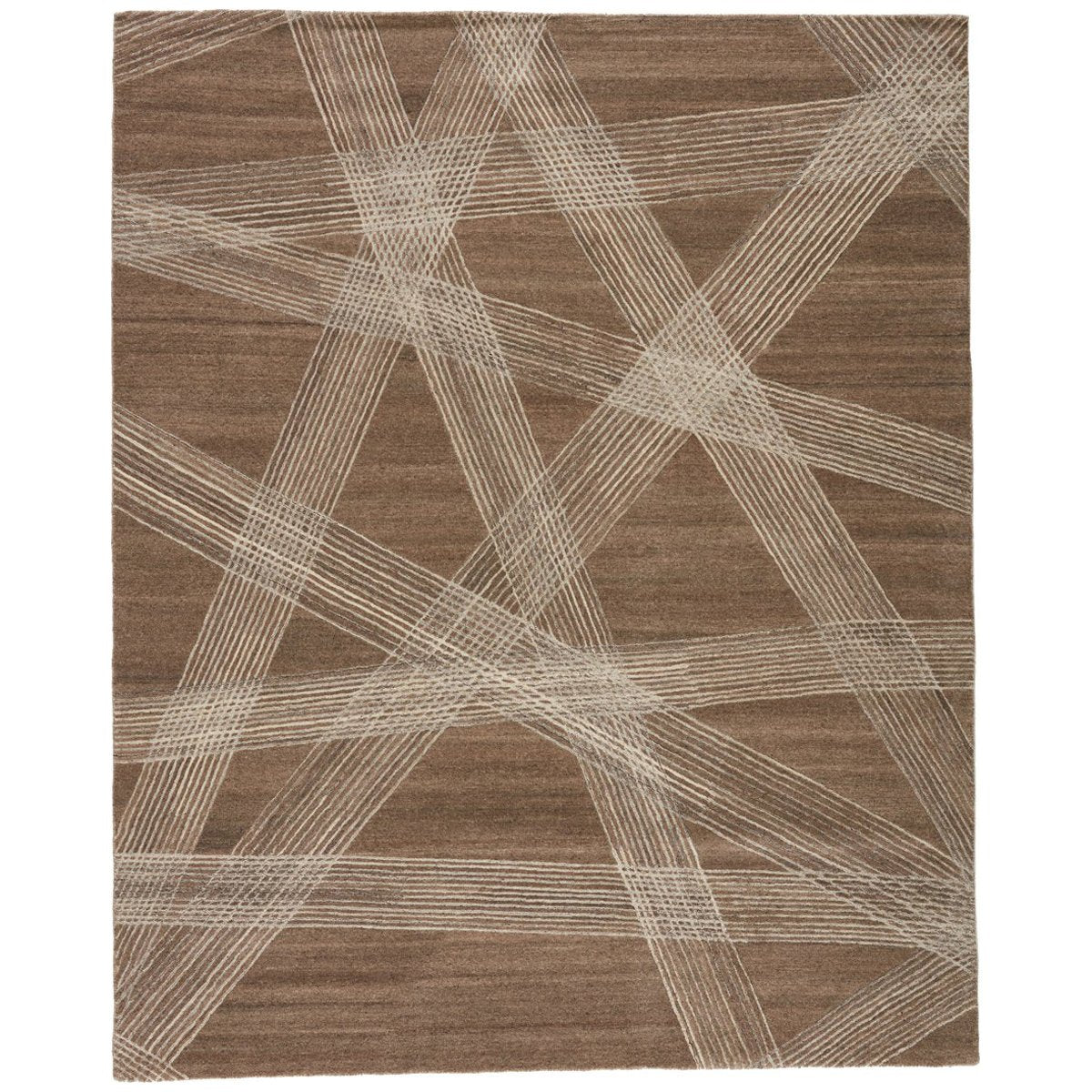 Jaipur Pathways by Verde Home Delhi Trellis Geometric Brown PVH06 Rug