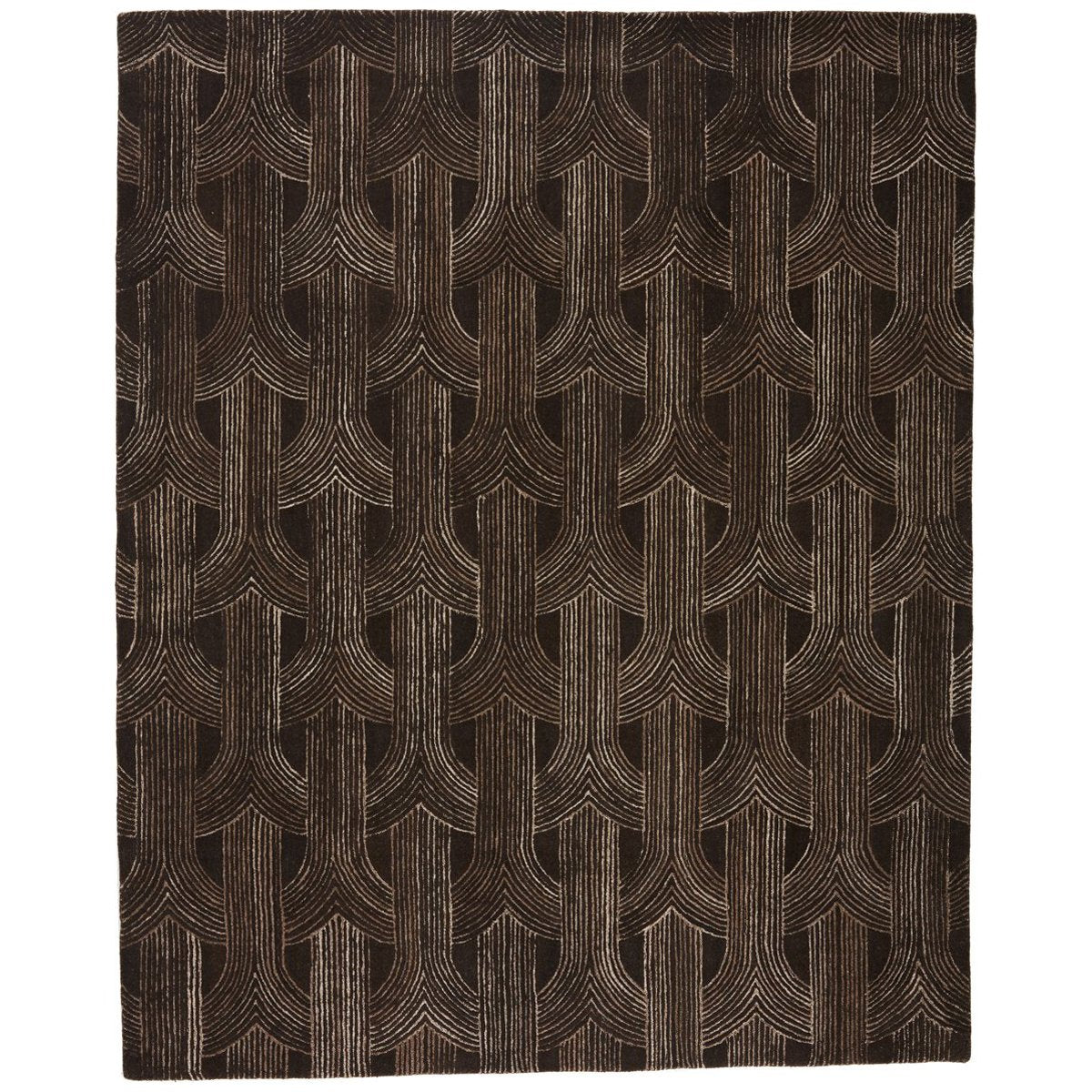 Jaipur Pathways by Verde Home Manhattan Trellis Brown PVH09 Rug