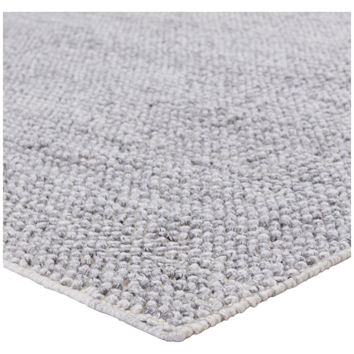 Jaipur Rebecca Crispin Solid Textured Gray Ivory RBC09 Rug