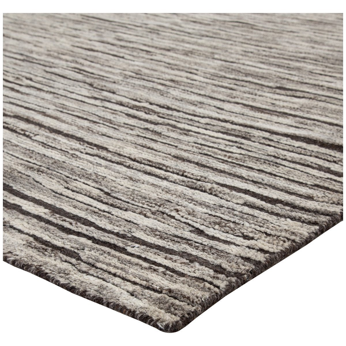 Jaipur Reign Ramsay Stripes Dark Gray Ivory REI13 Rug