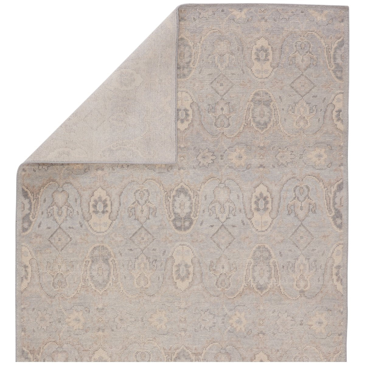 Jaipur Revolution Williamsburg Trellis Medallion Gray Beige REL11 Rug