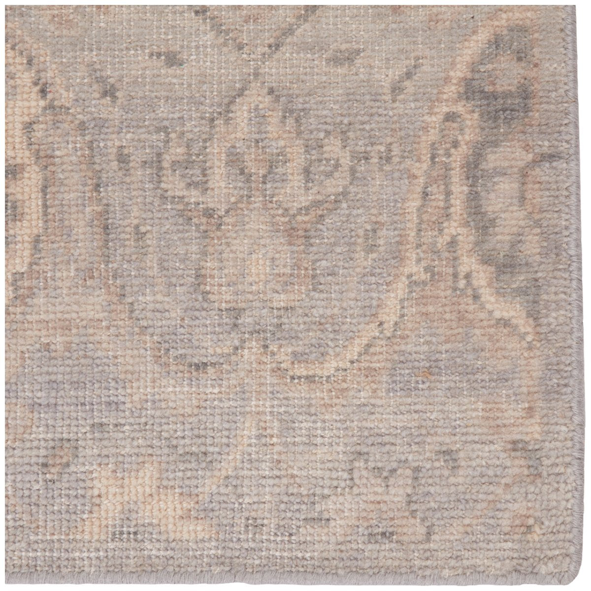 Jaipur Revolution Williamsburg Trellis Medallion Gray Beige REL11 Rug