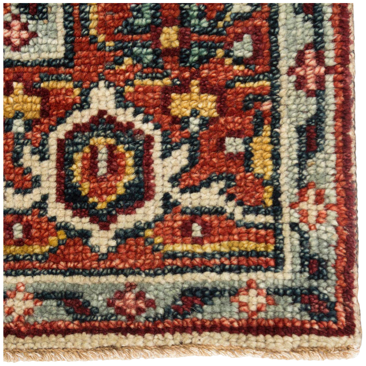 Jaipur Salinas Tavola Medallion Pink Multicolor SLN04 Rug