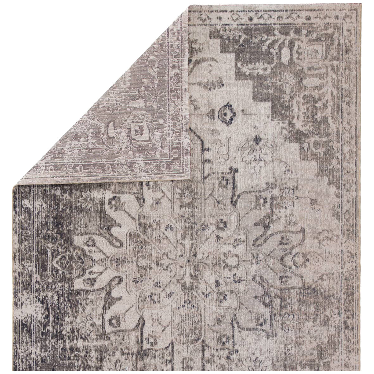 Jaipur Polaris Isolde Medallion Gray Ivory POL07 Rug