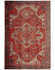 Jaipur Polaris Leighton Medallion Red Blue POL06 Rug