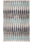 Jaipur Polaris Norwich Geometric Gray Blue POL02 Rug