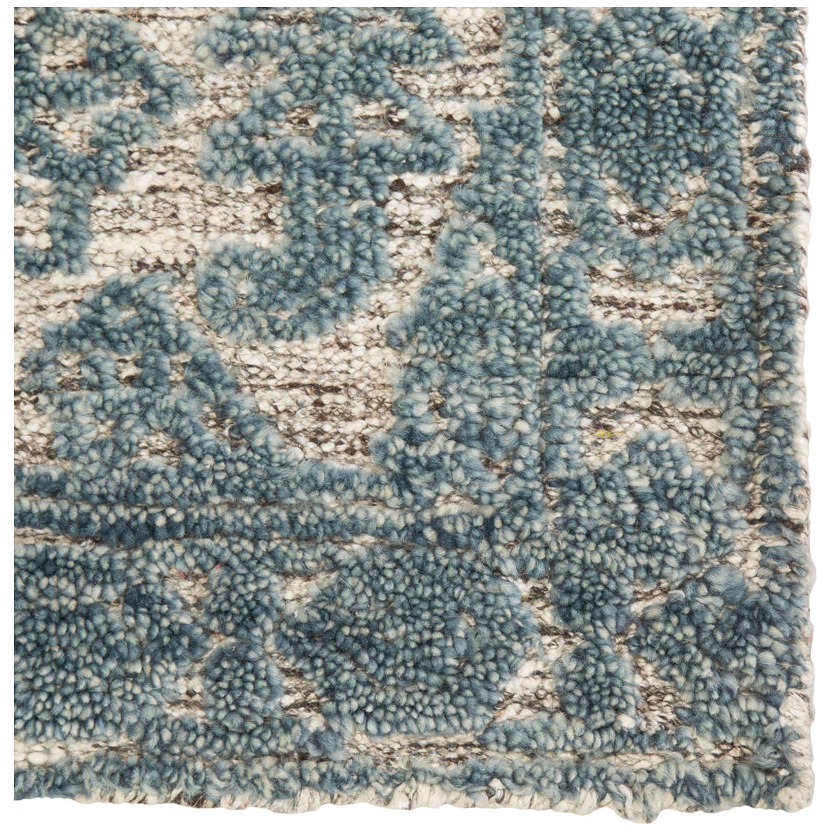 Jaipur Reign Tulip Medallion Blue Ivory REI04 Rug