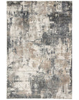 Jaipur Caicos Sisario Abstract Gray Gold CAI02 Rug