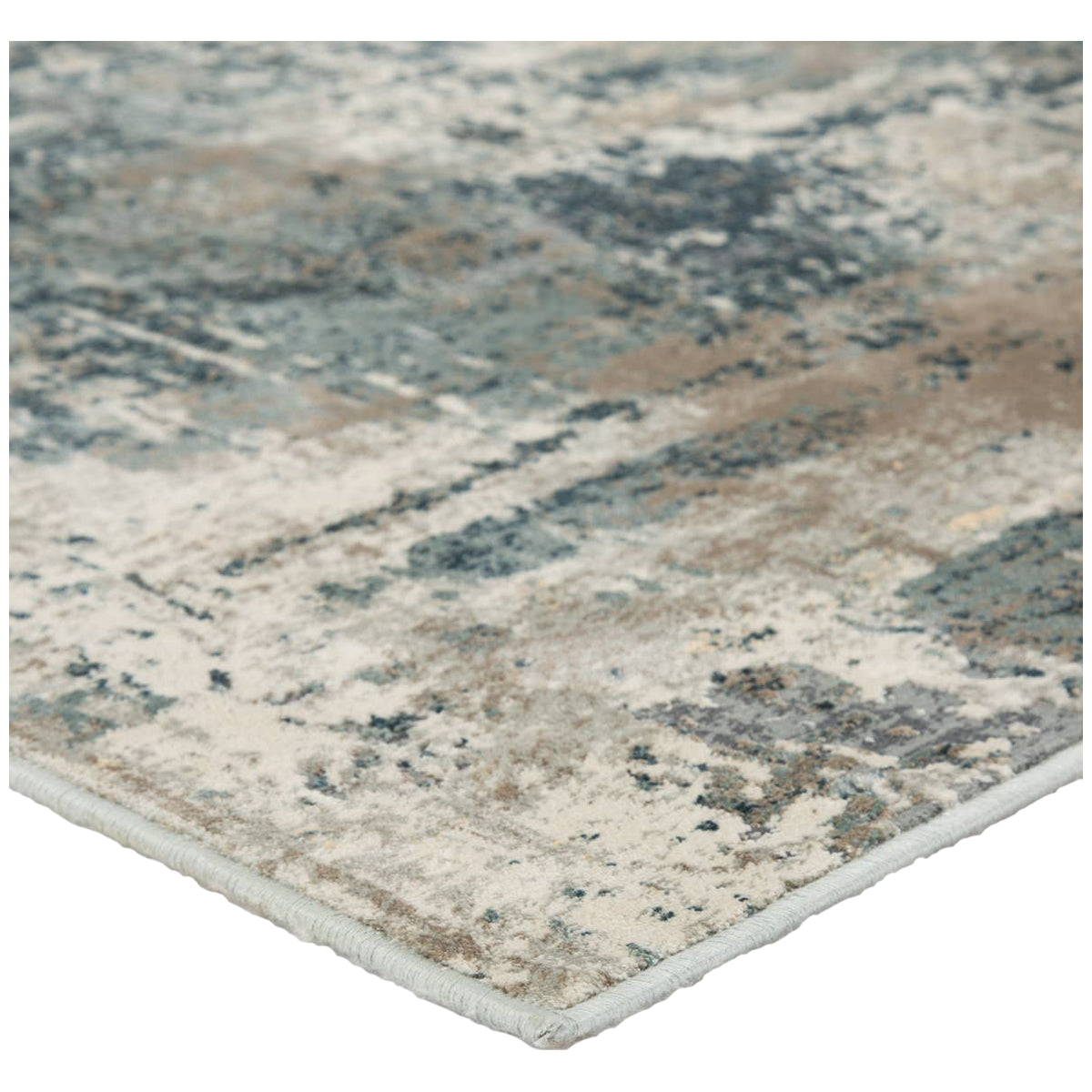 Jaipur Caicos Sisario Abstract Blue Gray CAI03 Rug