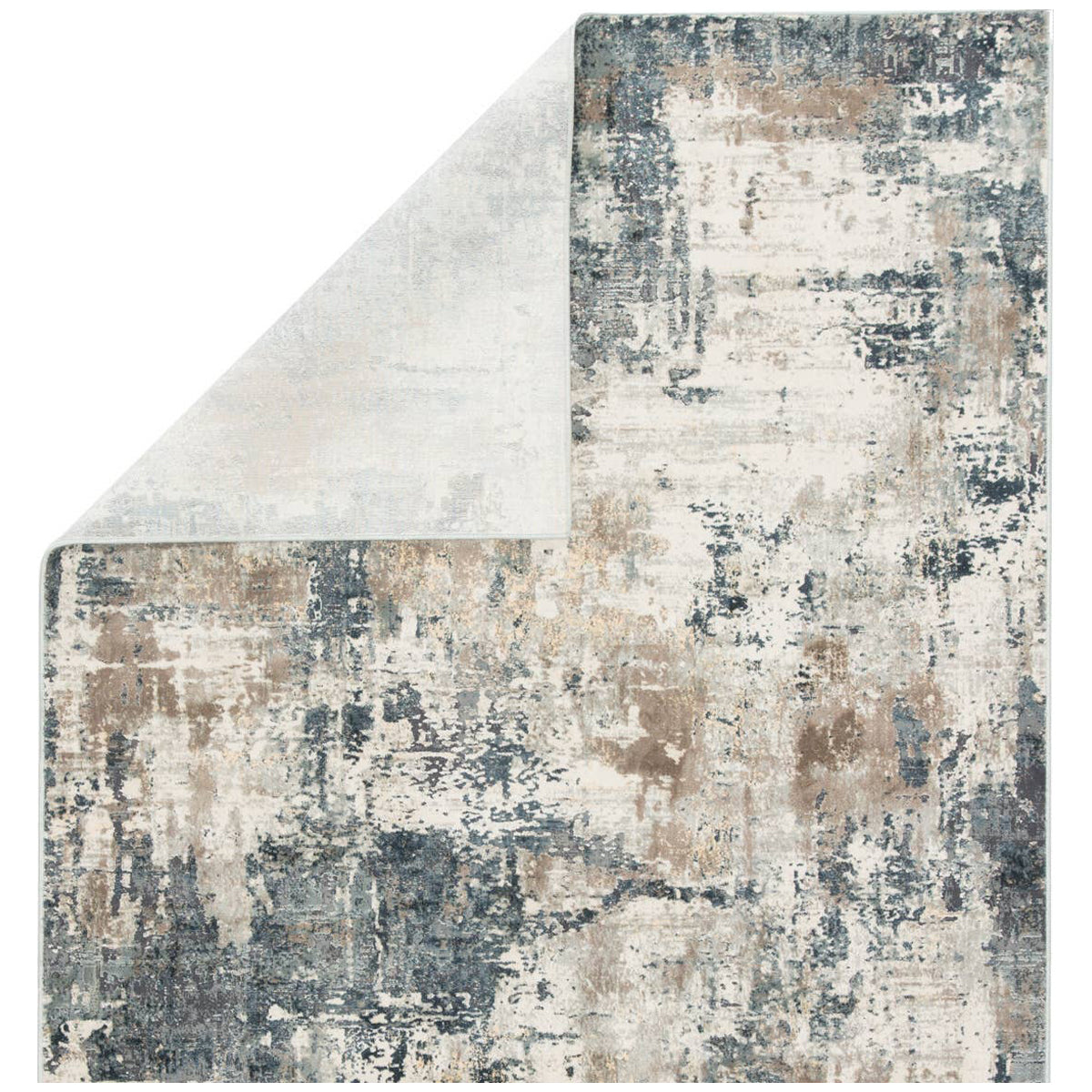 Jaipur Caicos Sisario Abstract Blue Gray CAI03 Rug