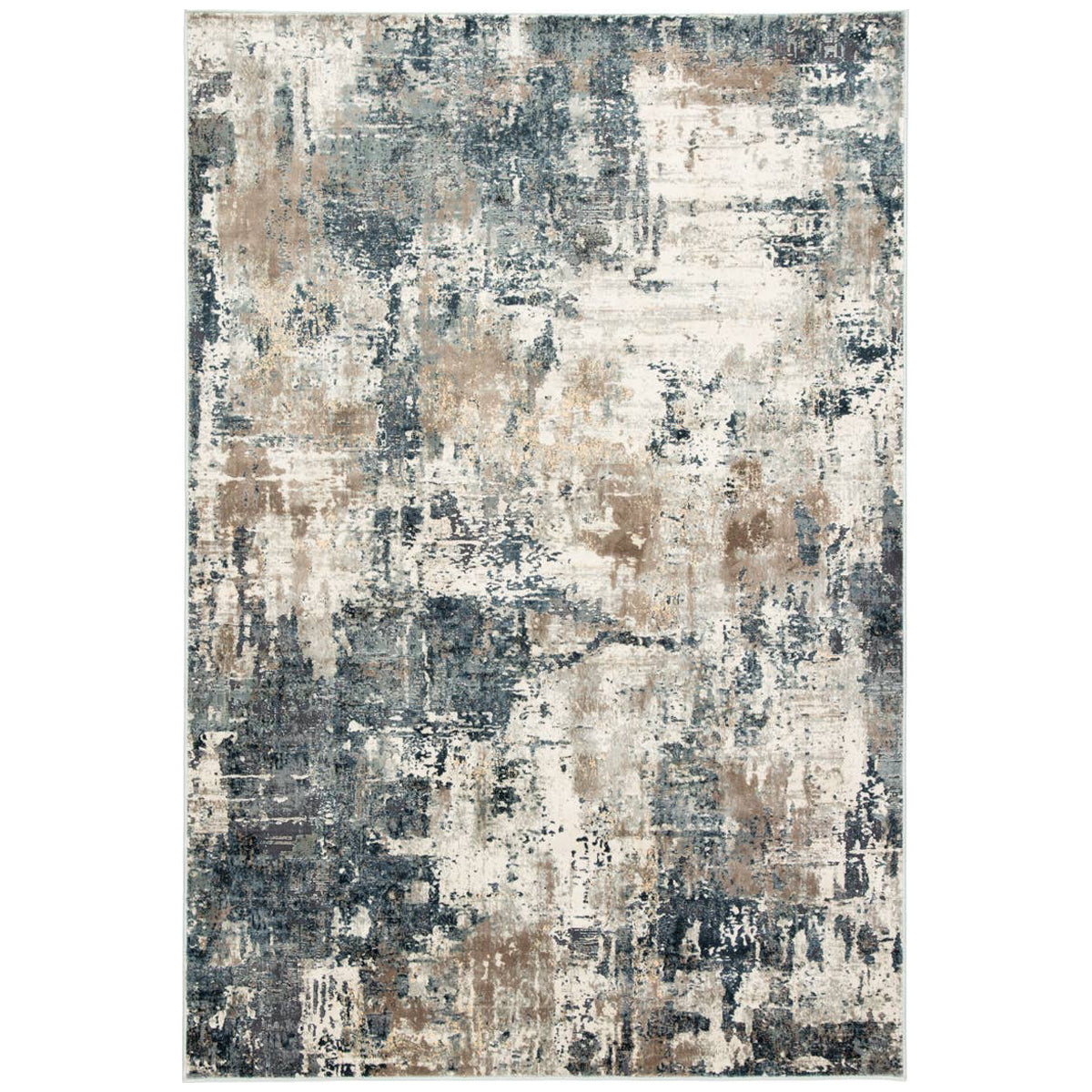 Jaipur Caicos Sisario Abstract Blue Gray CAI03 Rug