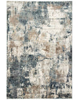 Jaipur Caicos Sisario Abstract Blue Gray CAI03 Rug