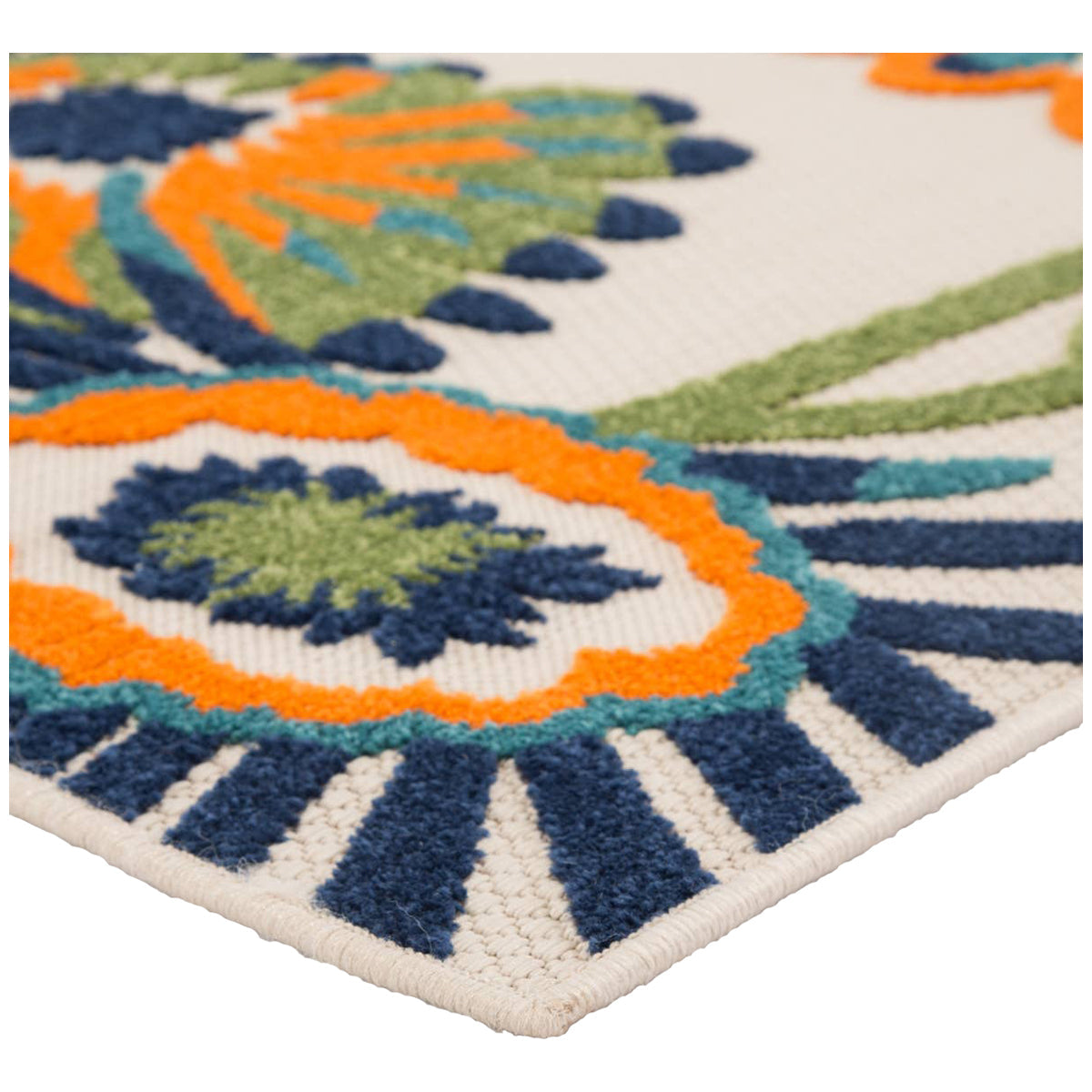 Jaipur Belize Balfour Floral Navy Multicolor BLZ03 Rug