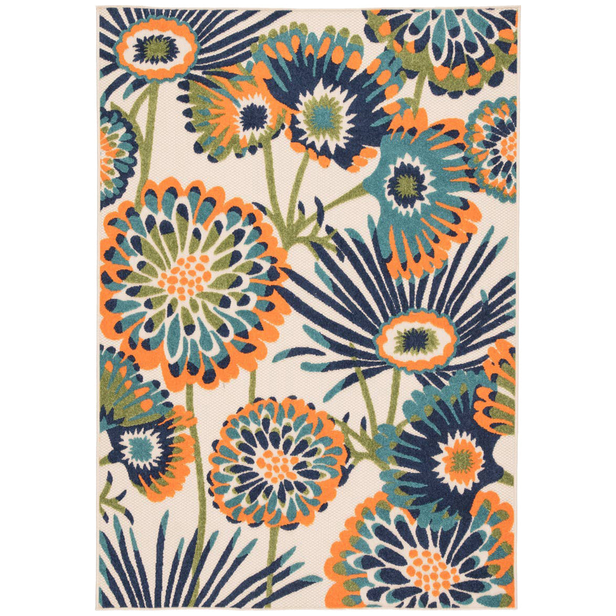 Jaipur Belize Balfour Floral Navy Multicolor BLZ03 Rug