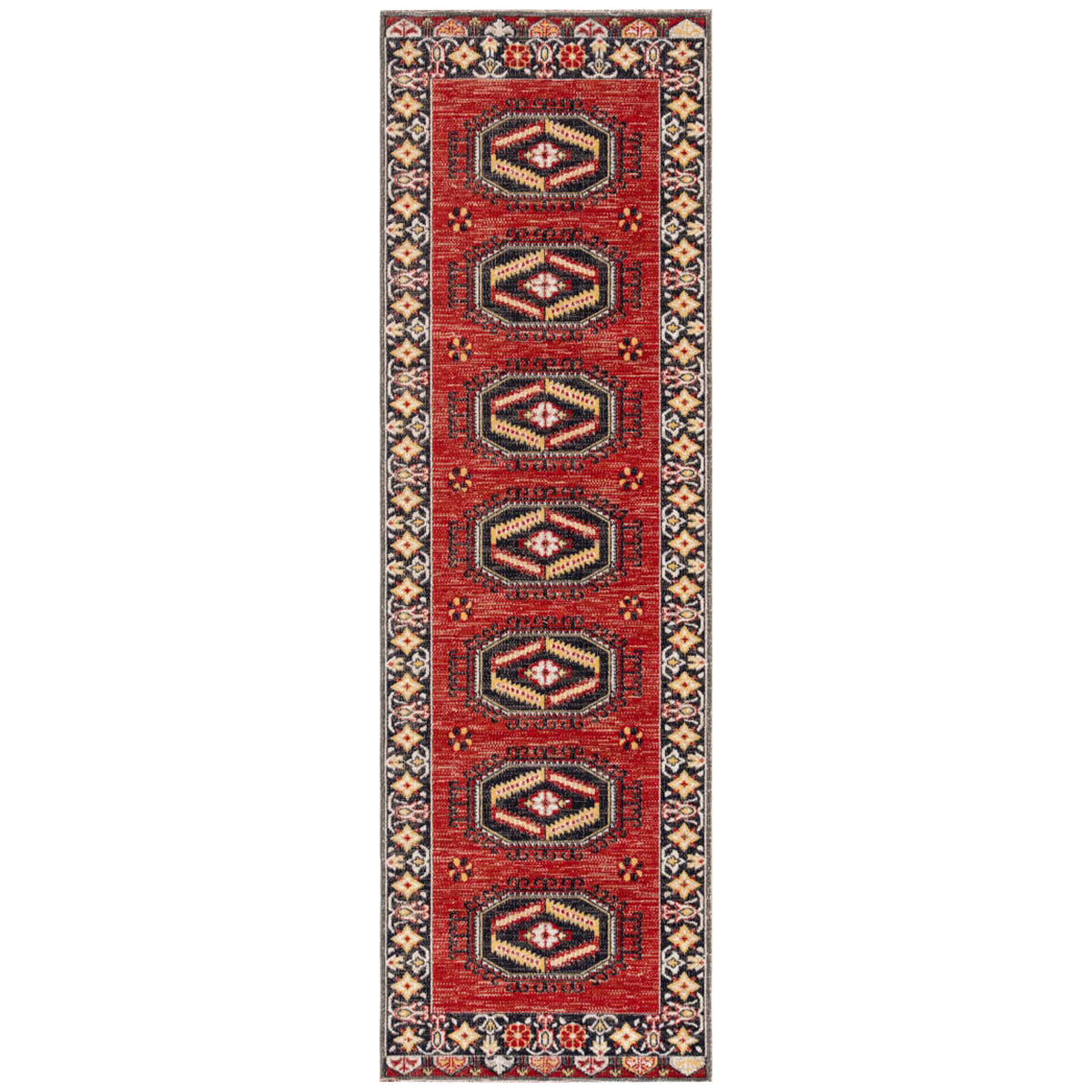 Jaipur Polaris Miner Medallion Red Yellow POL12 Rug