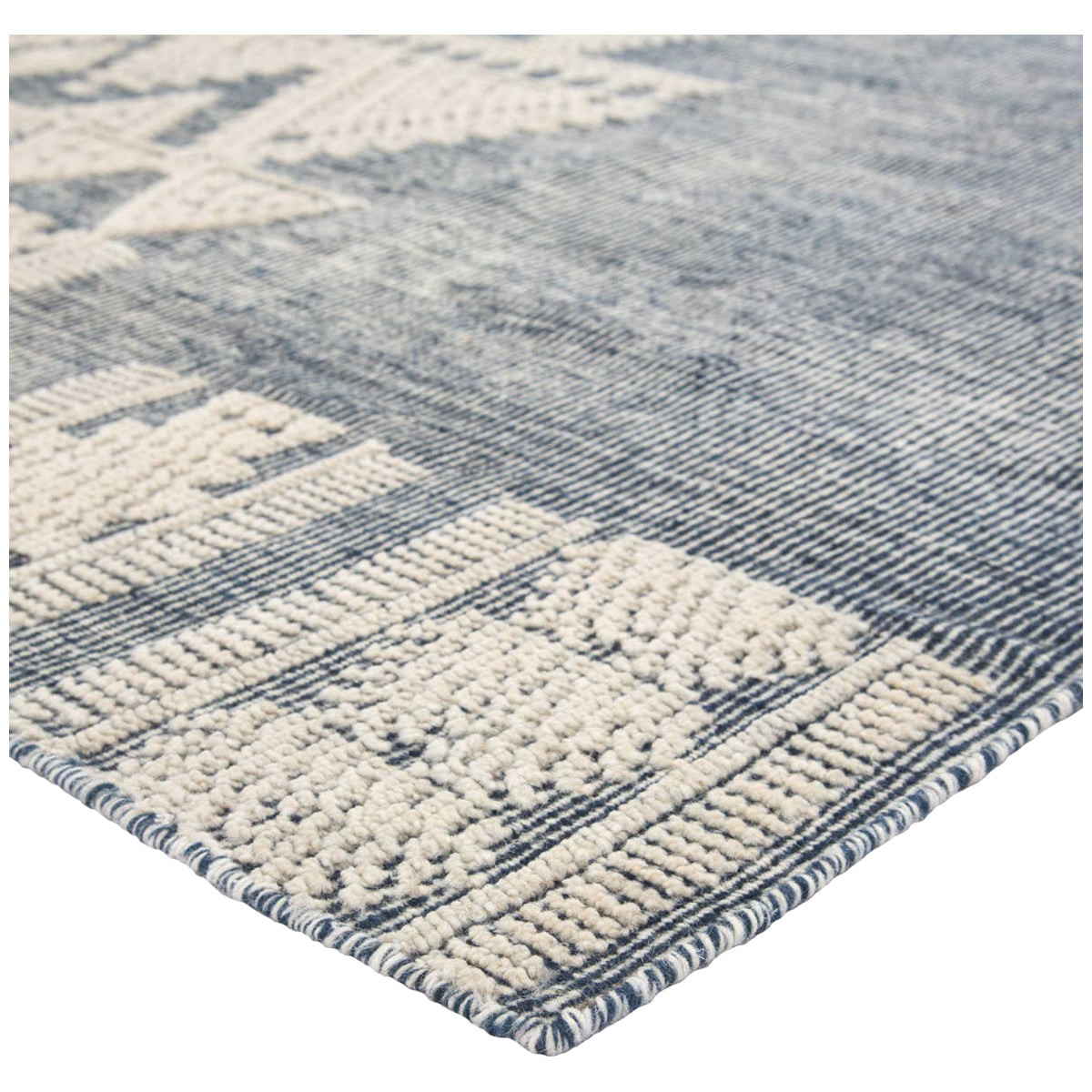 Jaipur Rize Torsby Tribal Blue Ivory RIZ07 Rug