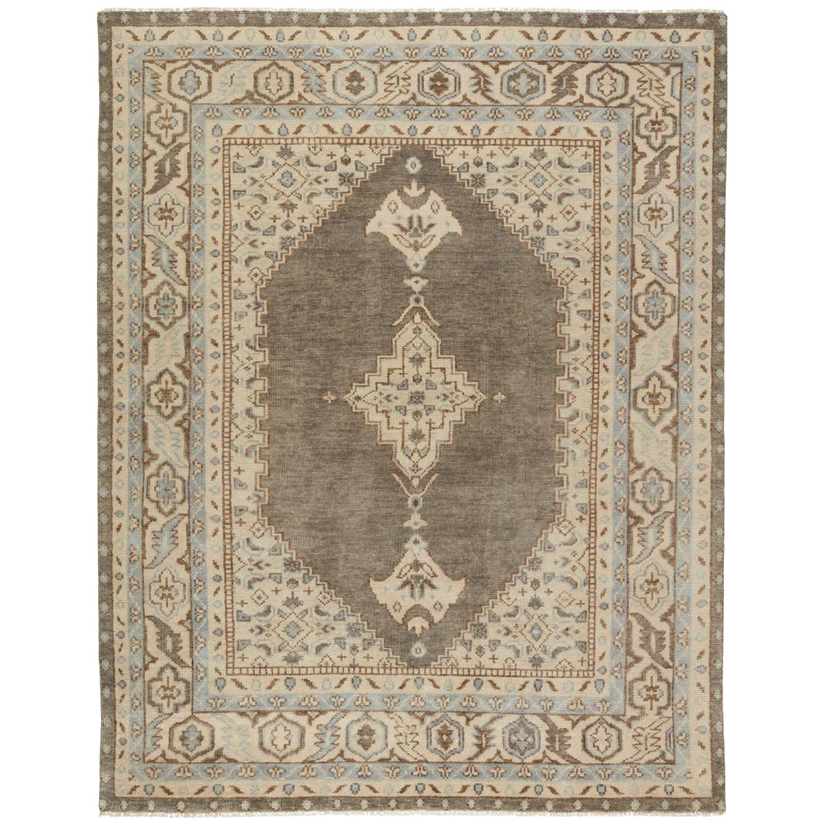 Jaipur Salinas Farwell Medallion Blue Ivory SLN06 Rug