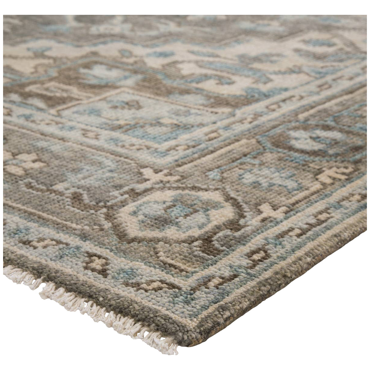 Jaipur Salinas Willa Medallion Gray Blue SLN07 Rug