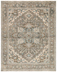 Jaipur Salinas Willa Medallion Gray Blue SLN07 Rug