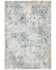 Jaipur Cirque Siena Damask Blue Ivory CIQ20 Rug