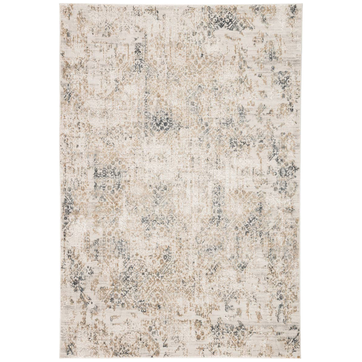 Jaipur Cirque Basilica Geometric Ivory Gray CIQ23 Rug