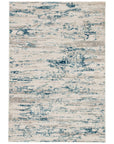 Jaipur Cirque Celil Abstract Ivory Blue CIQ25 Rug